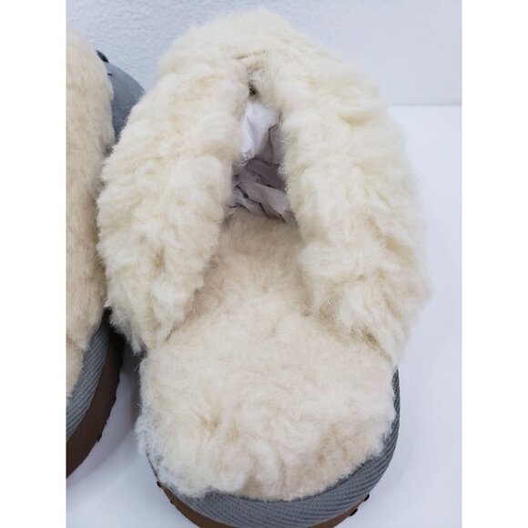 AZ Essentials Women's Fluffy Slipper Mules‎ in Gray - Size 7 - Picture 5 of 9